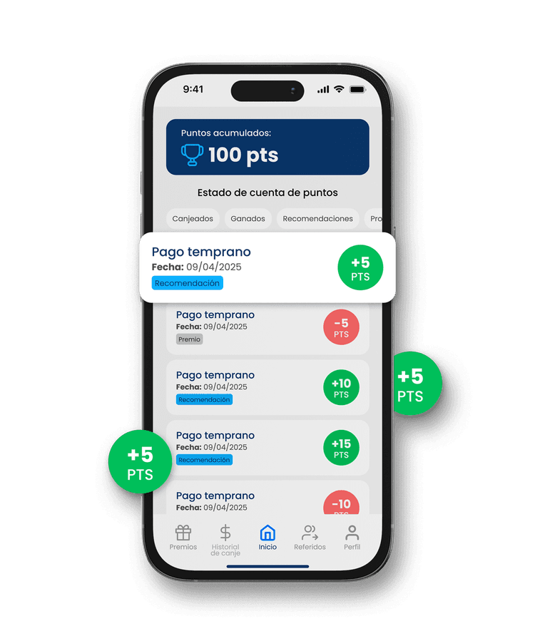Mockup app Monetiza